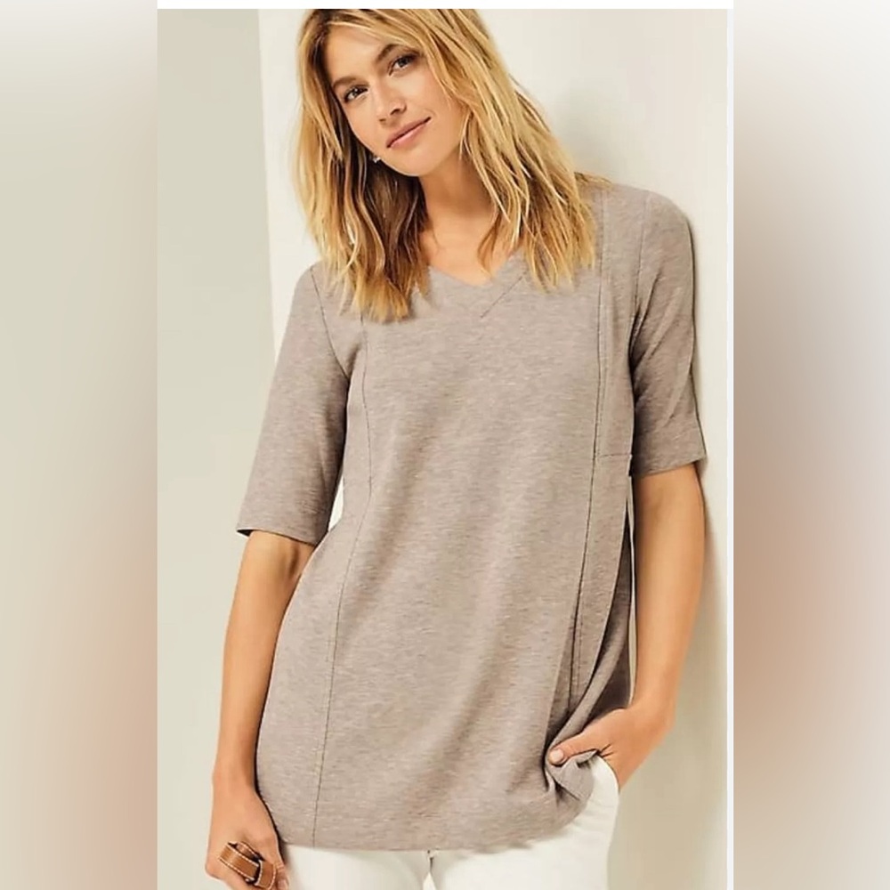 Pure Jill, Double- knit seame Tunic, Size XL Petite.